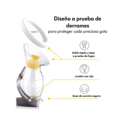 COLECTOR DE LECHE MATERNA SILICONA MEDELA 1 UNID