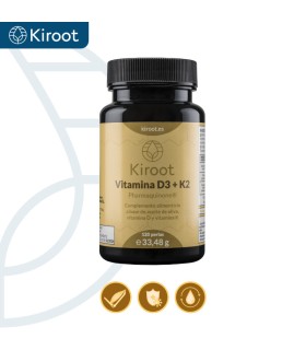 KIROOT VITAMINA D3+K2   120 PERLAS