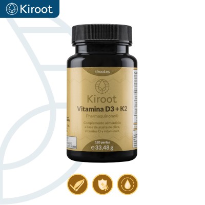 KIROOT VITAMINA D3+K2   120 PERLAS