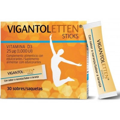 VIGANTOLETTEN  VITAMINA D3  1000 UI 30 STICKS
