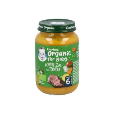 GERBER HORTALIZAS CON TERNERA 190 G
