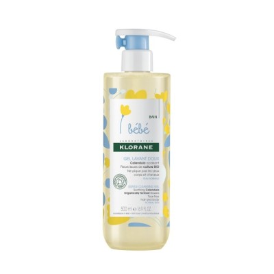 KLORANE BEBE GEL CUERPO CABELLO 500 ML
