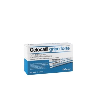 GELOCATIL GRIPE FORTE CON FENILEFRINA 10 SOBRES