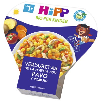 HIPP VERDURITAS CON PAVO Y ROMERO 250GR