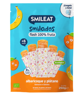 SMILADOS ALBARICOQUE Y PLATANO 50G ECO