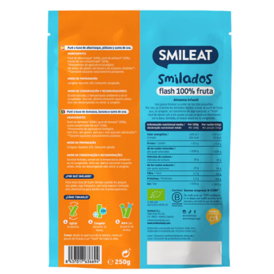 SMILADOS ALBARICOQUE Y PLATANO 50G ECO