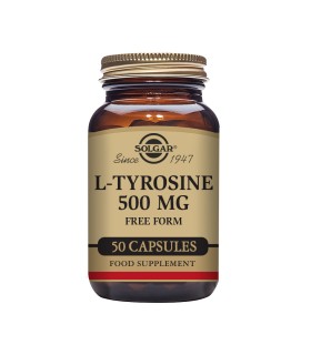 SOLGAR L-TIROSINA 500 MG 50 CAPS