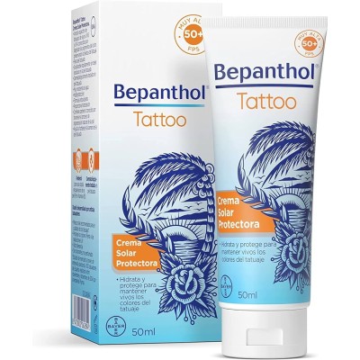 BEPANTHOL TATTOO CREMA SOLAR PROTECTORA SPF 50+