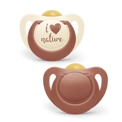NUK CHUPETE LATEX NATURE 6 - 18 MESES 2 UNIDADES
