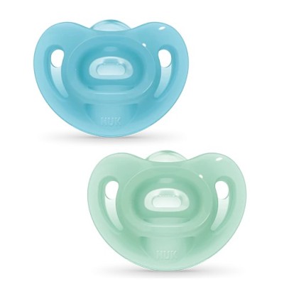 NUK CHUPETE SILICONA SENSITIVE 6-18M 2U