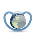 NUK CHUPETE SILICONA SPACE NIGTH 6-18M 1U