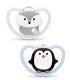 NUK CHUPETE SILICONA SPACE 0-6M 2 U