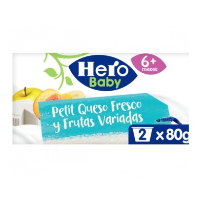 HERO BABY PETIT DE QUESO FRESCO Y FRUTAS VARIADA