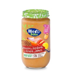 HERO BABY MENESTRA VERDURAS CON TERNERA Y JAMON