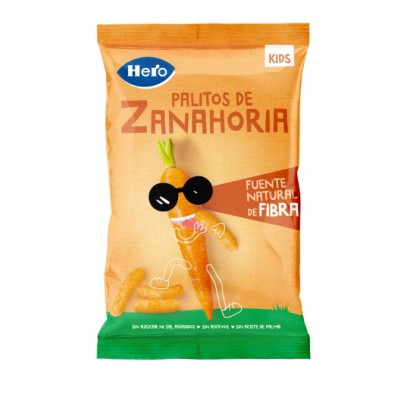 HERO KIDS PALITOS DE ZANAHORIA 1 BOLSA 30 G