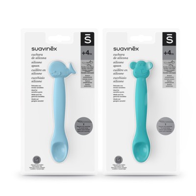 SUAVINEX CUCHARA SILICONA +4M