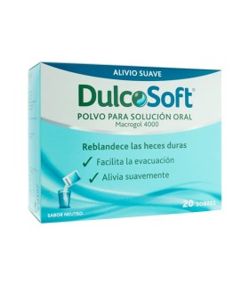 DULCOSOFT POLVO SOLUCION ORAL 20 SOBRES