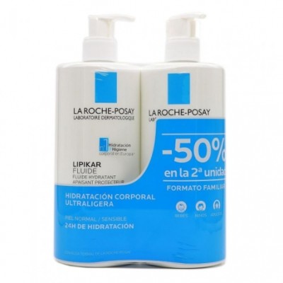 LRP LIPIKAR FLUIDO -50%2ªU 750ML DUPLO