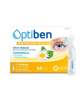 OPTIBEN OJOS IRRITADOS UNIDOSIS ESTERIL SEQUEDAD