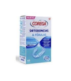 COREGA ORTODONCIAS 66U LIMPIADORAS