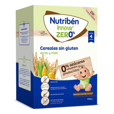 NUTRIBEN INNOVA CEREALES SIN GLUTEN 500 G 0% AZU