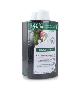 KLORANE CHAMPU QUININA 400ML -40%2ªU
