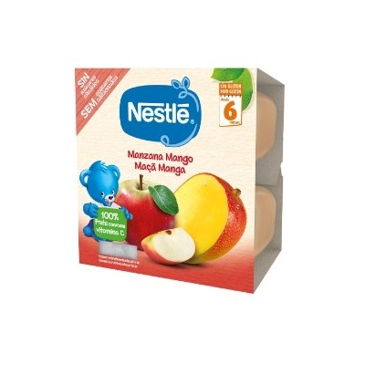NESTLE PURE MANZANA Y MANGO 4X100G