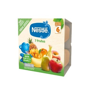 NESTLE PURE 7 FRUTAS 4X100 G