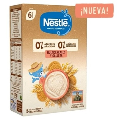 NESTLE MULTICEREALES Y GALLETA 270 G 0%AZUCAR