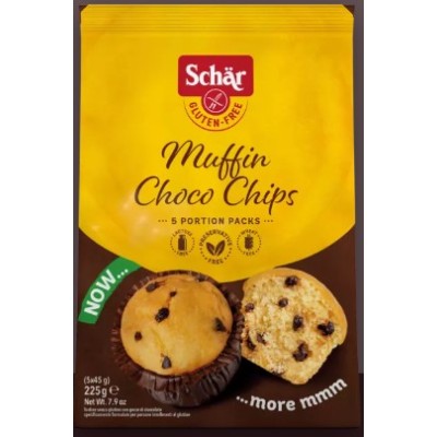 SCHAR MINI MUFFINS CHOCO CHIPS 5*45 G