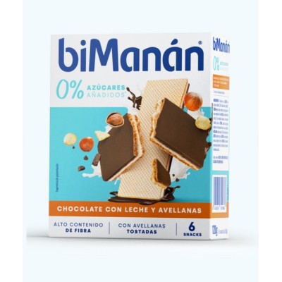 BIMANAN BARQUILLO CHOCO AVELLANA 6U