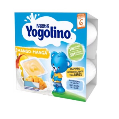 NESTLE YOGOLINO MANGO SIN AZUCAR 4X100G