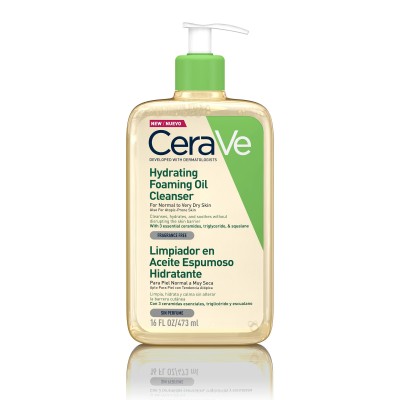CERAVE ACEITE LIMPIADOR ESPUMOSO 473 ML