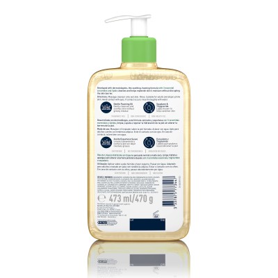 CERAVE ACEITE LIMPIADOR ESPUMOSO 473 ML
