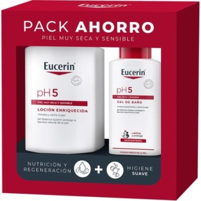 EUCERIN PACK AHORRO LOCION ENRIQUECIDA 1L+ GEL