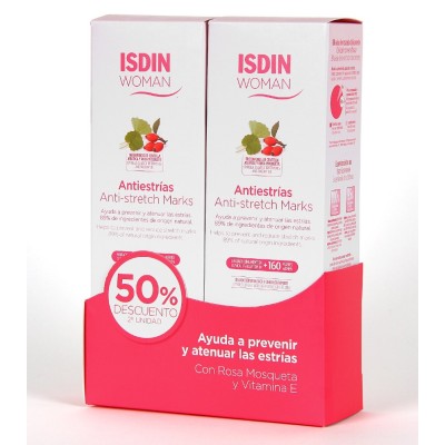 ISDIN WOMAN ANTIESTRIAS -50%2ªU 250ML DUPLO