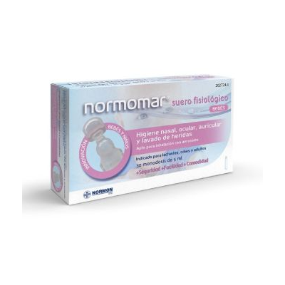 NORMOMAR SUERO FISIOLOGICO BEBE 30 AMP 5 ML