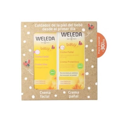 WELEDA BEBE CREMA FACIAL+ CREMA PAÑAL PACK