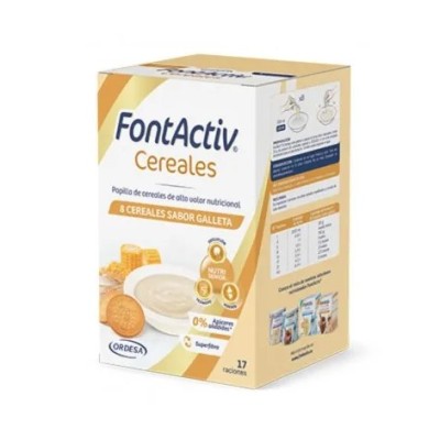 FONTACTIV 8 CEREALES GALLETA 500 G