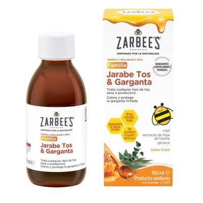 ZARBEES JARABE FAMILIA TOS GARGANTA 150 ML