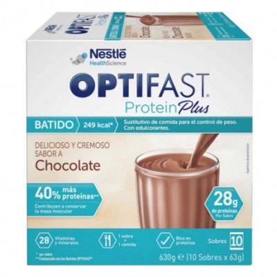 OPTIFAST PROTEIN PLUS CHOCOLATE 10 SOB 63 G