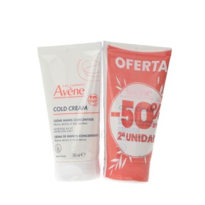 AVENE DUPLO CREMA MANOS COLD CREAM 2X50 ML