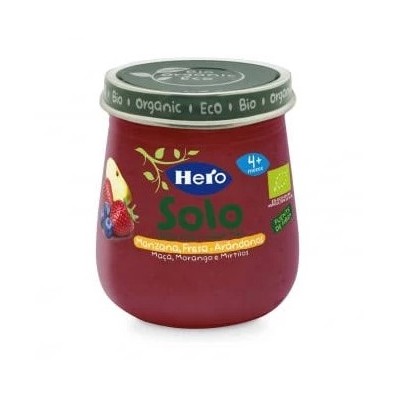 HERO MANZANA FRESA ARANDANOS 120 G