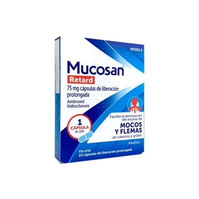 MUCOSAN RETARD 75 MG 10 CAPSULAS LIBERACION PROL