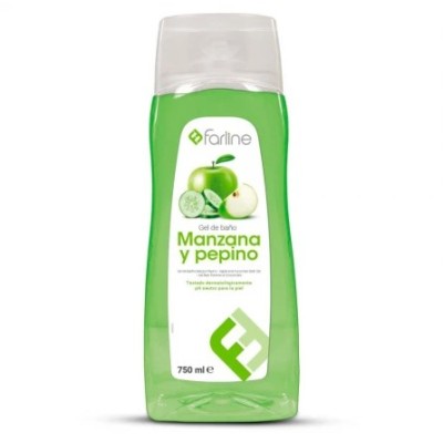FARLINE GEL DE BAÑO MANZANA Y PEPINO 750 ML