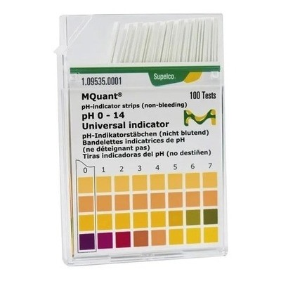 TIRAS MEDICION PH 0-14 100 U.