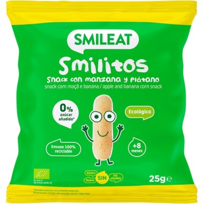 SMILITOS MANZANA Y PLATANO 25G