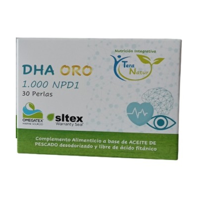 TERANATUR DHA ORO 1000 NPD1 60 PERLAS