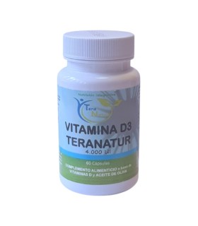 TERANATUR VITAMINA D3 4000UI 60 PERLAS