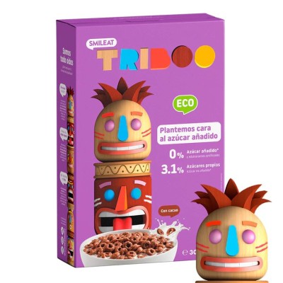 SMILEAT TRIBOO CEREALES CACAO ECO 300 G
